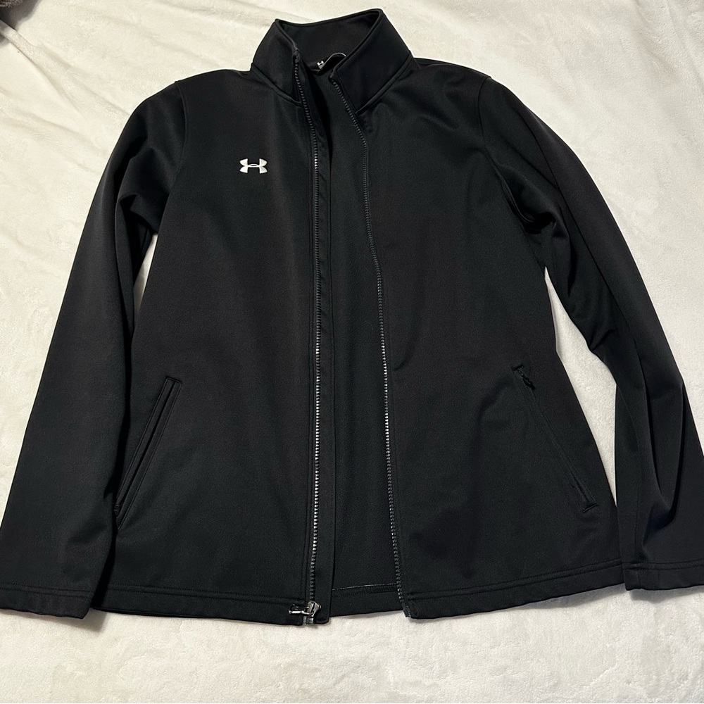 Under Armour Women’s Black Athletic Full-Zip Utility Jacket